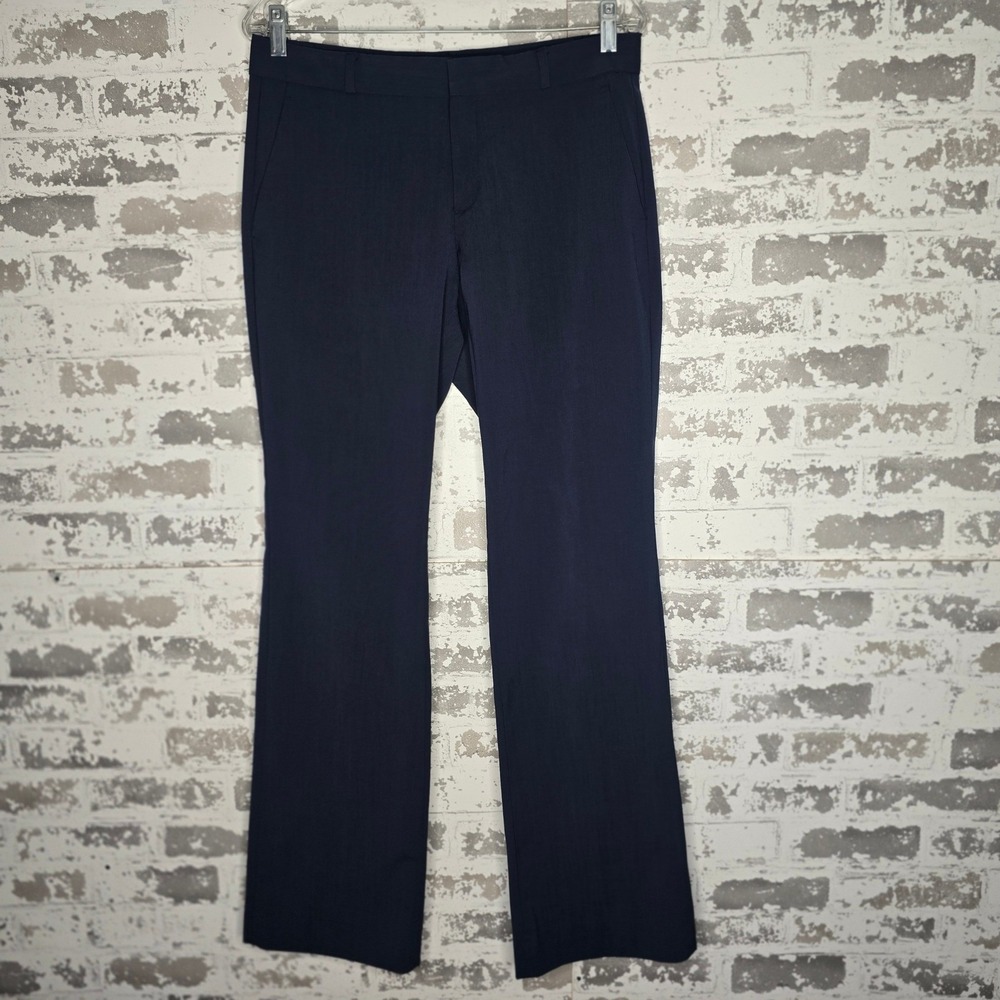Banana Republic Logan Navy Italian Wool Blend Dress Pants Trousers 6 267900-00